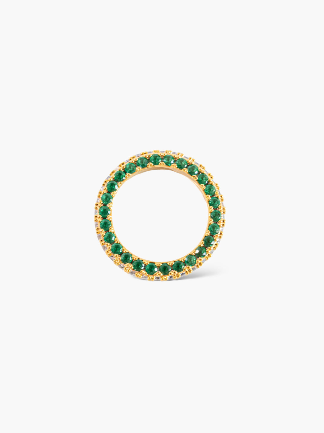 Bicolor Zirconia 2mm Ring