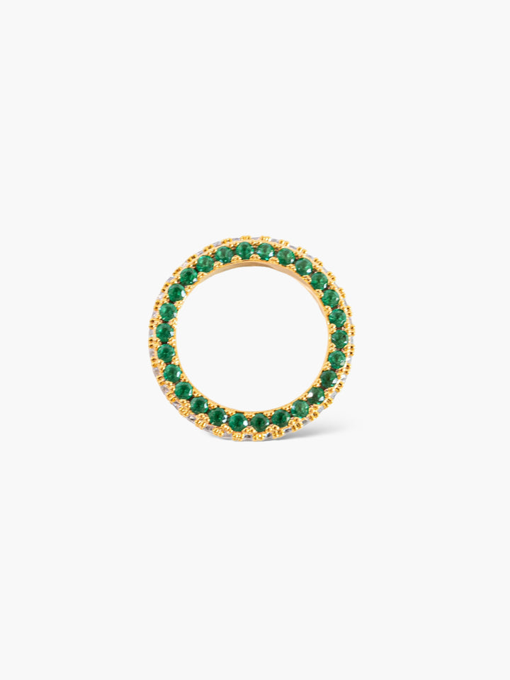 Bicolor Zirconia 2mm Ring
