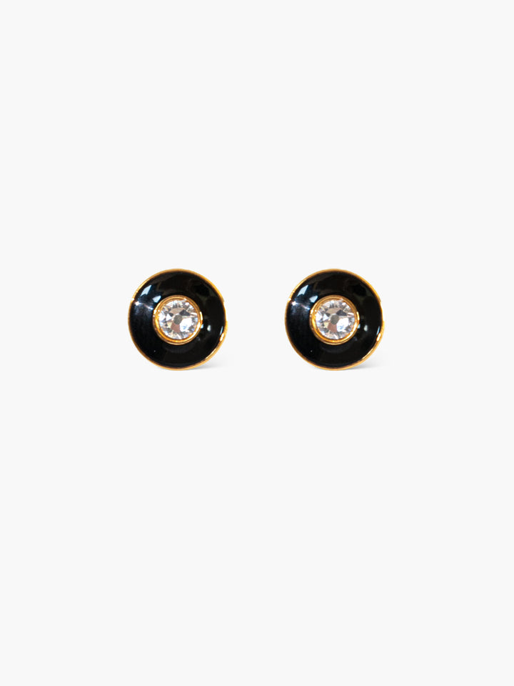 Nightfall Round Earrings