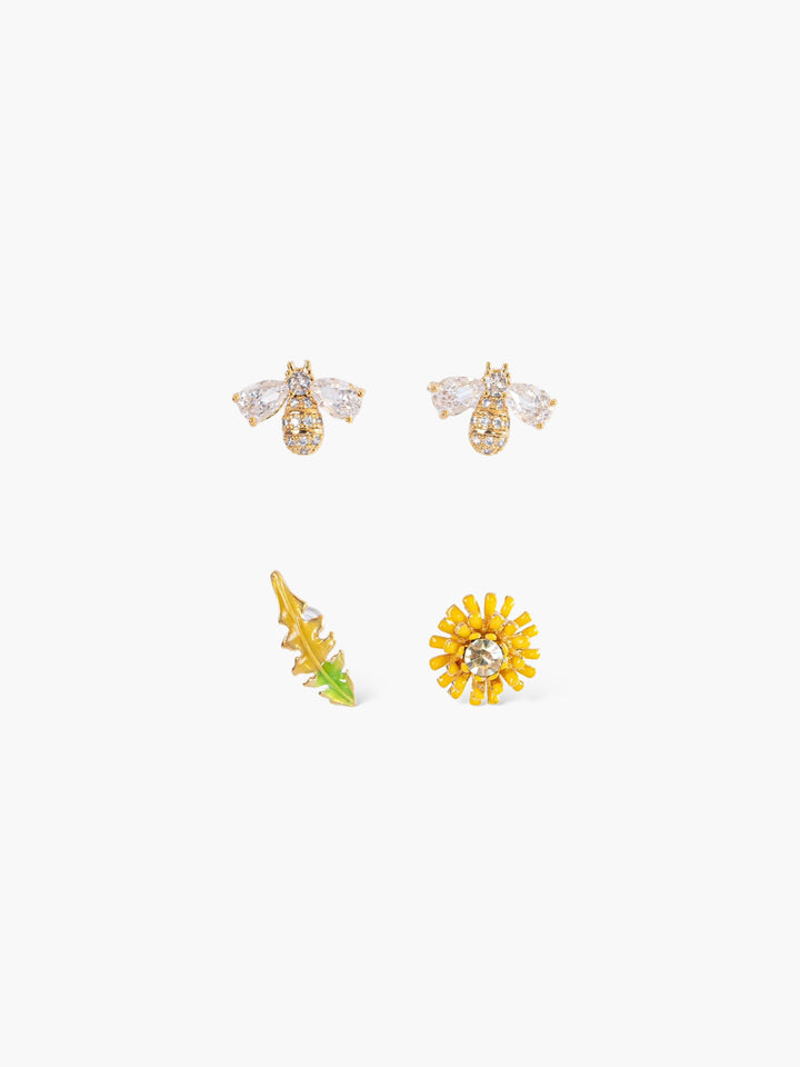 Asymmetric Design Earrings Set