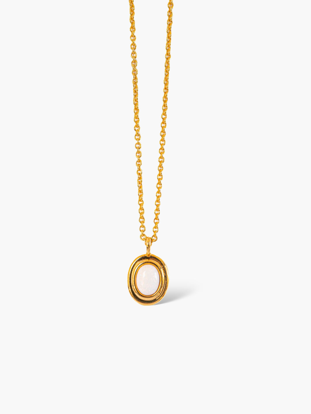 Opal Pendant Necklace
