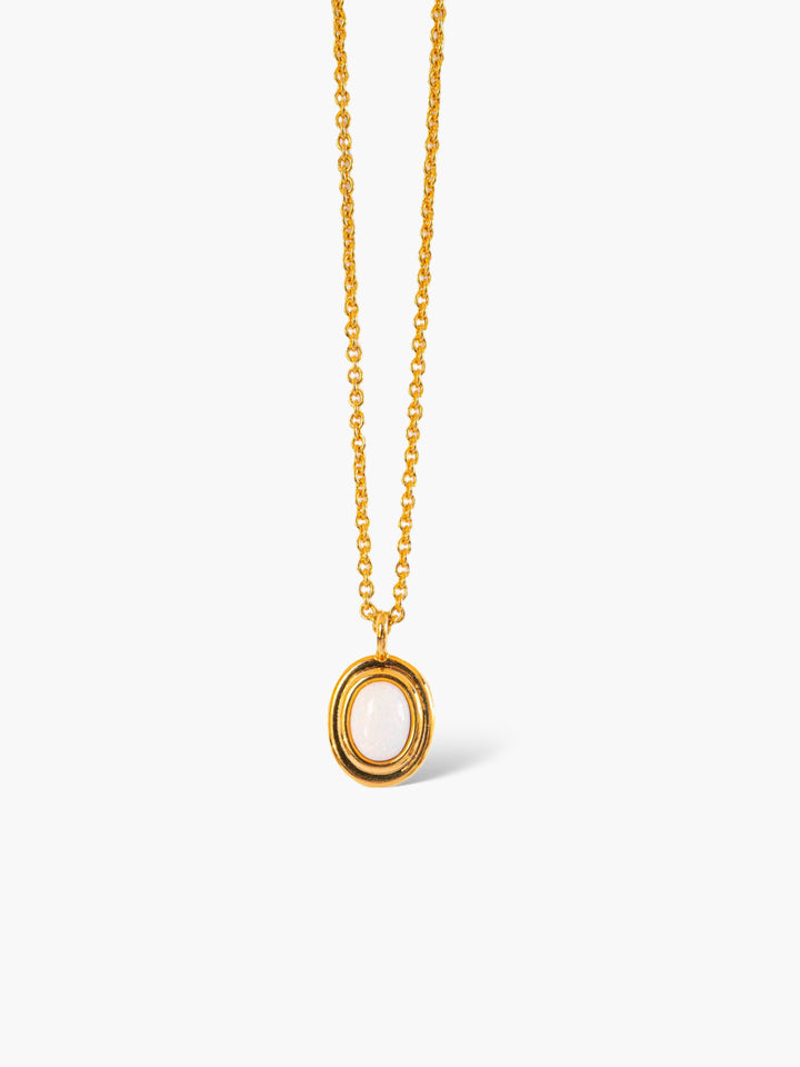 Opal Pendant Necklace