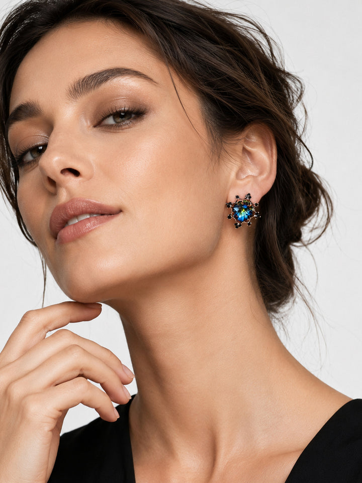Priscilla Aurora Crystal Earrings