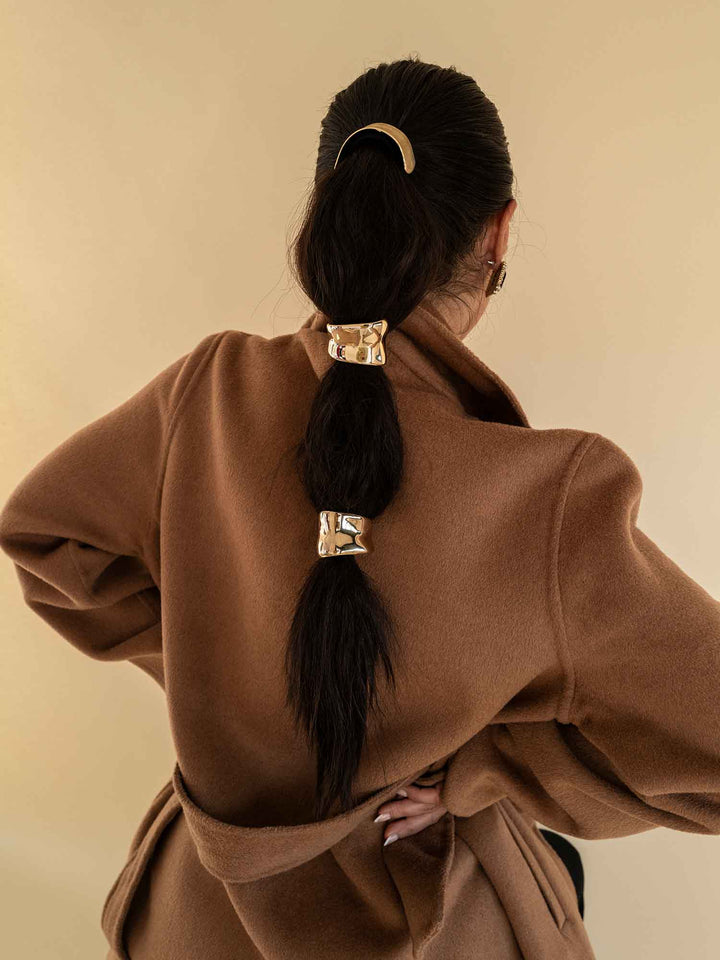 Rubina Gold Ponytail Cuff