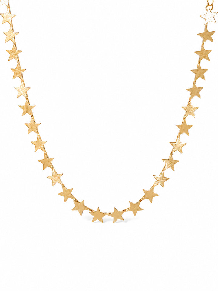 Shimmering Star Choker Necklace