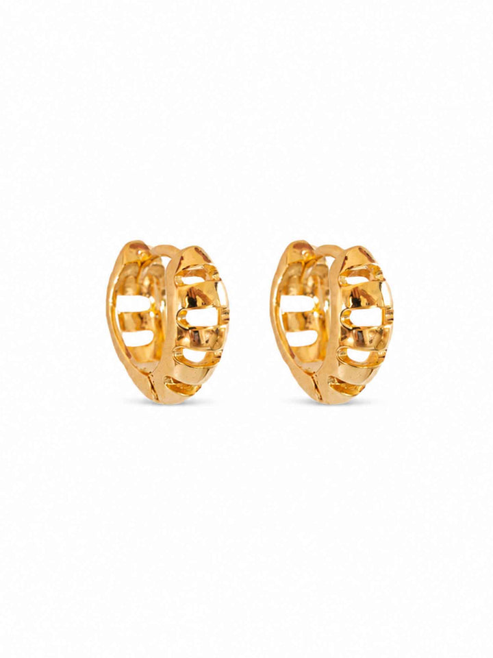 Pendientes de aro con forma de corazón