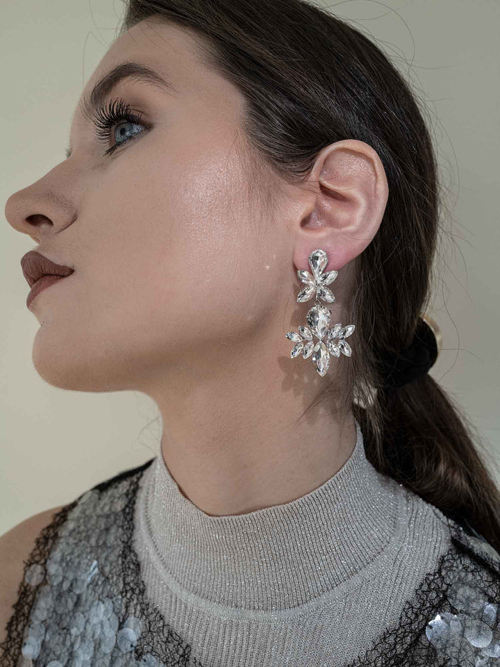 Trystan Crystal Drop Earrings