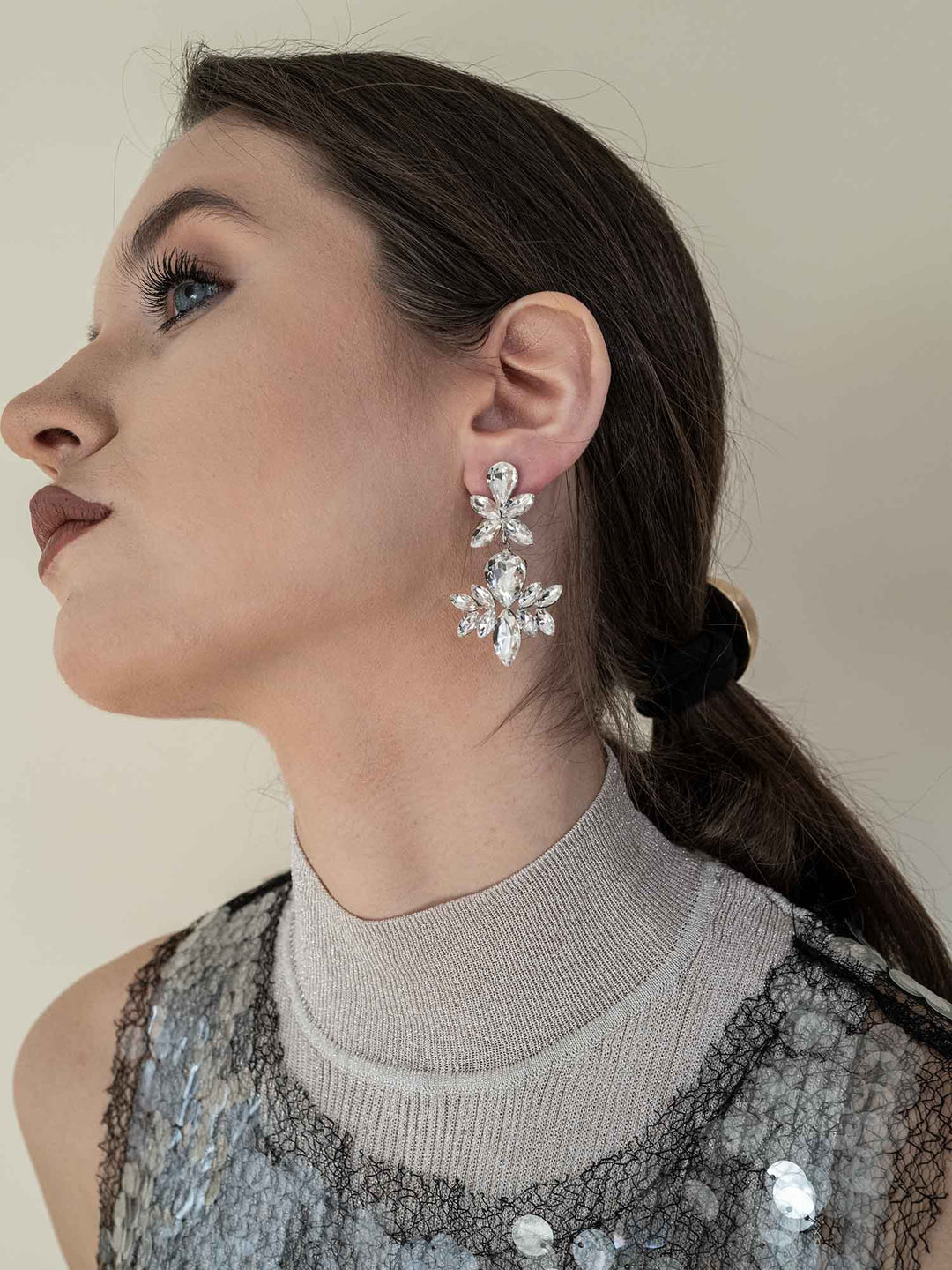 Trystan Crystal Drop Earrings