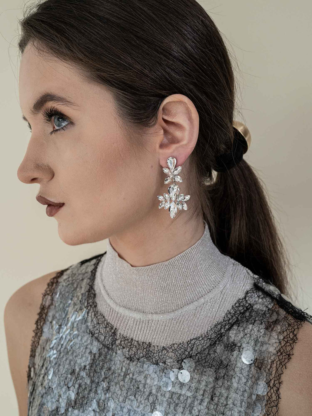 Trystan Crystal Drop Earrings