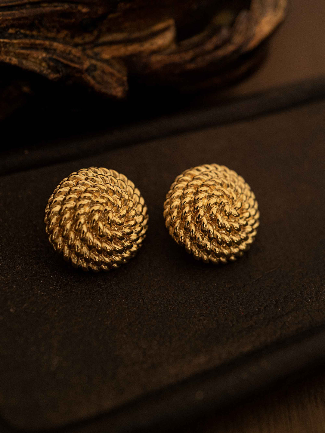 misty-round-gold-statement-stud-earrings-dark-styling