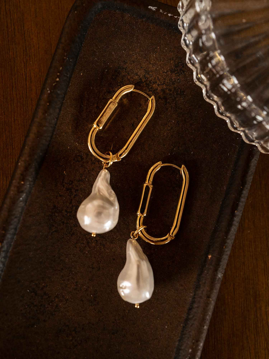 Elora Baroque Pearl Earrings